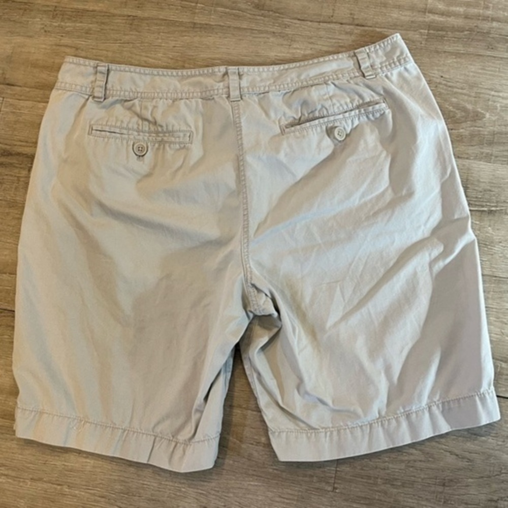 LOFT Shorts Cream Light Beige Size 16 Original 100% Cotton - Picture 7 of 7